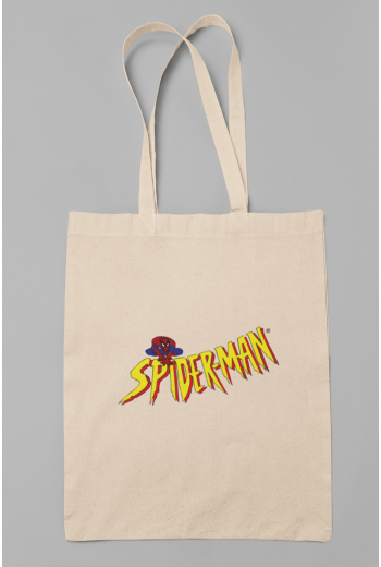 Spiderman Yazılı Bez Çanta Spiderman Yazılı Bez Çanta