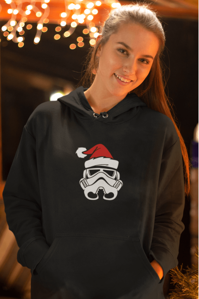 Star Wars Stormtrooper Yeni Yıl Kapşonlu Sweatshirt