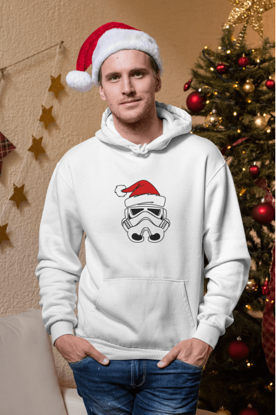Star Wars Stormtrooper Yeni Yıl Kapşonlu Sweatshirt