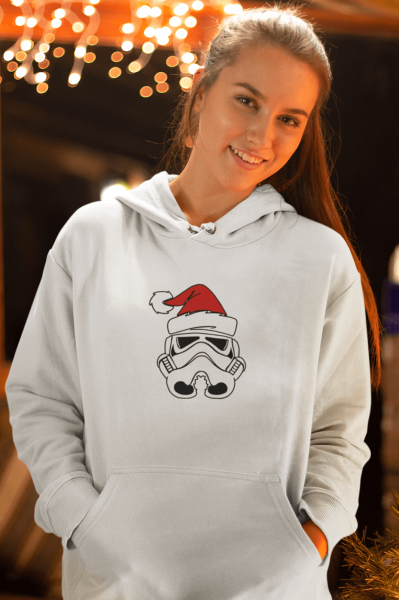 Star Wars Stormtrooper Yeni Yıl Kapşonlu Sweatshirt