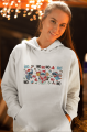 Stitch Happy New Year Kapşonlu Sweatshirt