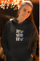 Stitch Yılbaşı Hohoho Kapşonlu Sweatshirt