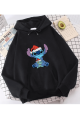 Stitch Yılbaşı Kapşonlu Sweatshirt