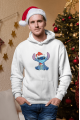 Stitch Yılbaşı Kapşonlu Sweatshirt