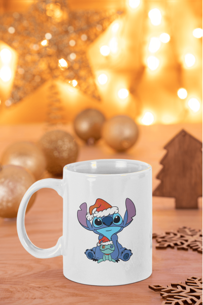 Stitch Yılbaşı Kupa Bardak