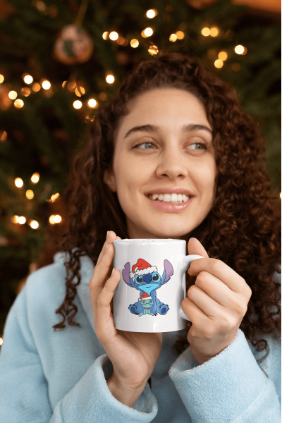 Stitch Yılbaşı Kupa Bardak