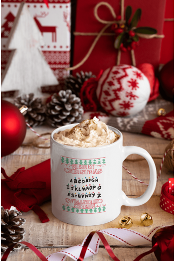 Stranger Things Lambalar Merry Christmas Kupa Bardak