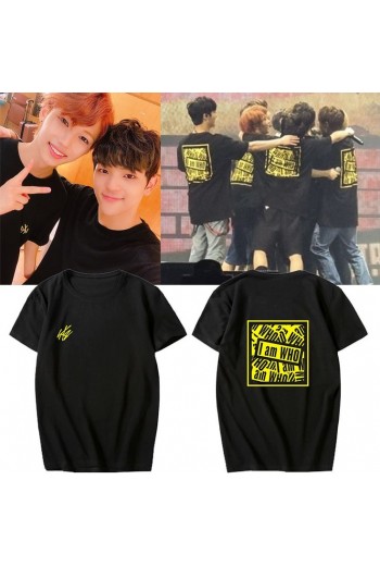 Stray Kids I Am Who Siyah T-shirt