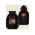 Superman Hoodie Siyah Sweatshirt