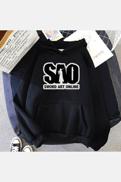 Sword Art Online Kapşonlu Sweatshirt