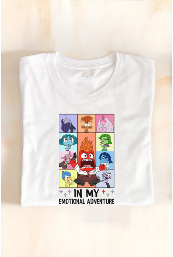 Ters Yüz İnside Out Adventure Beyaz T-shirt Ters Yüz İnside Out Adventure Beyaz T-shirt