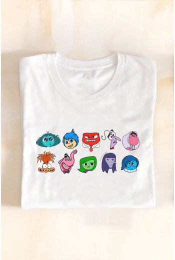 Ters Yüz Karakterler T-shirt