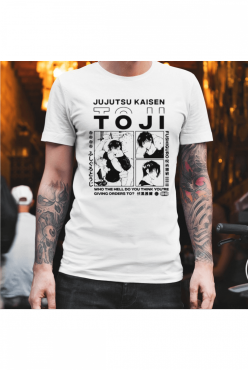 Toji Fushiguro Kolaj T-shirt Toji Fushiguro Kolaj T-shirt