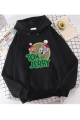 Tom ve Jerry Logolu Yeni Yıl Kapşonlu Sweatshirt