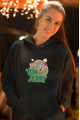 Tom ve Jerry Logolu Yeni Yıl Kapşonlu Sweatshirt