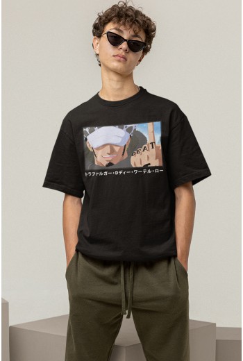 Trafalgar Law Death Siyah Tişört