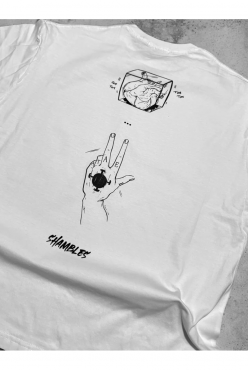 Trafalgar Law Shambles Beyaz T-shirt