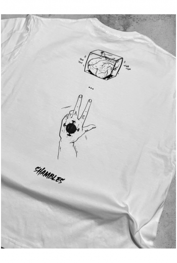 Trafalgar Law Shambles Beyaz T-shirt
