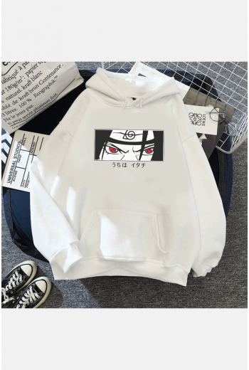 Uchiha İtachi Sharingan Eyes Kapşonlu Sweatshirt