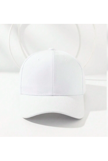 Unisex Basic Düz Beyaz Renk Şapka Cap Unisex Basic Düz Beyaz Renk Şapka Cap