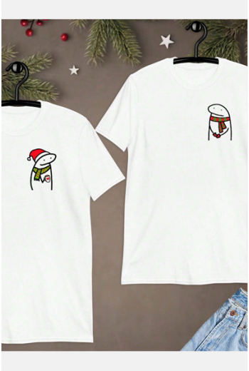 Yılbaşı Christmas Couple Çift Tişörtü Yılbaşı Christmas Couple Çift Tişörtü